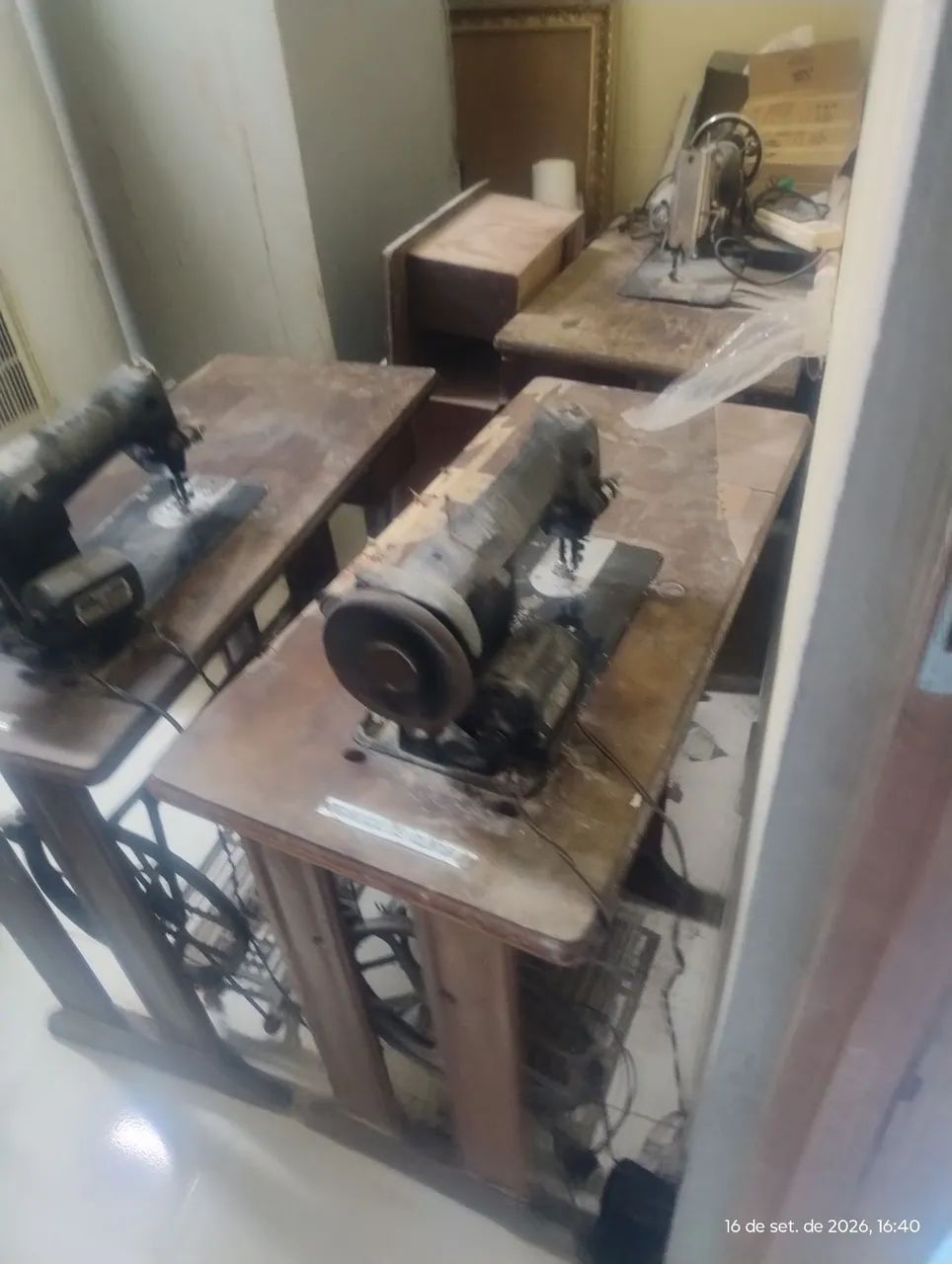 Máquinas de costura antigas 