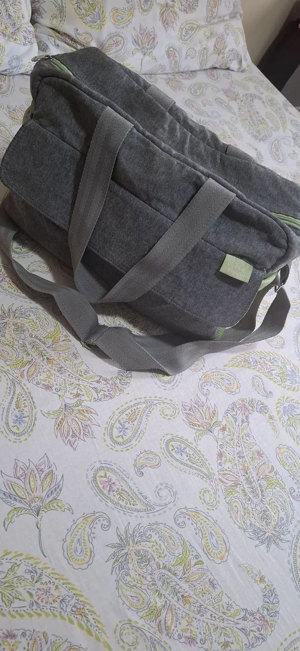 Bolsa bebe natura com trocador - Foto 3