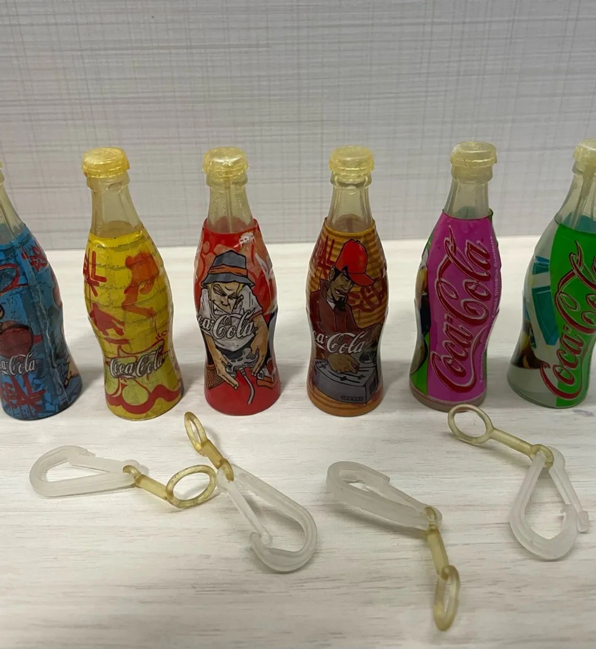 Garrafinhas Coca-Cola colecionáveis 6 unidades  - Foto 2