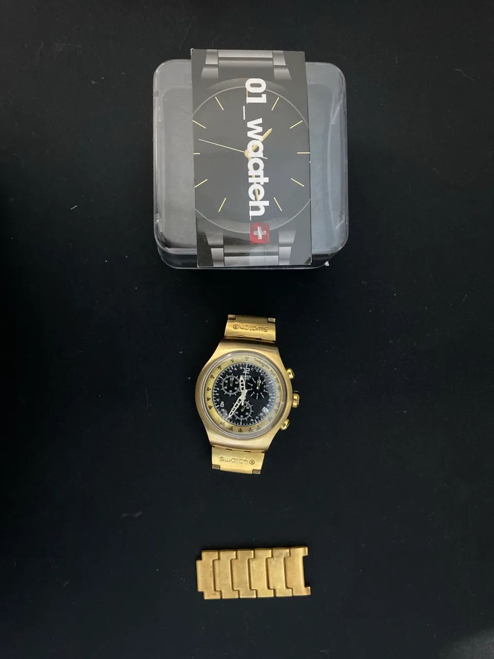 Swatch chronos série ouro 