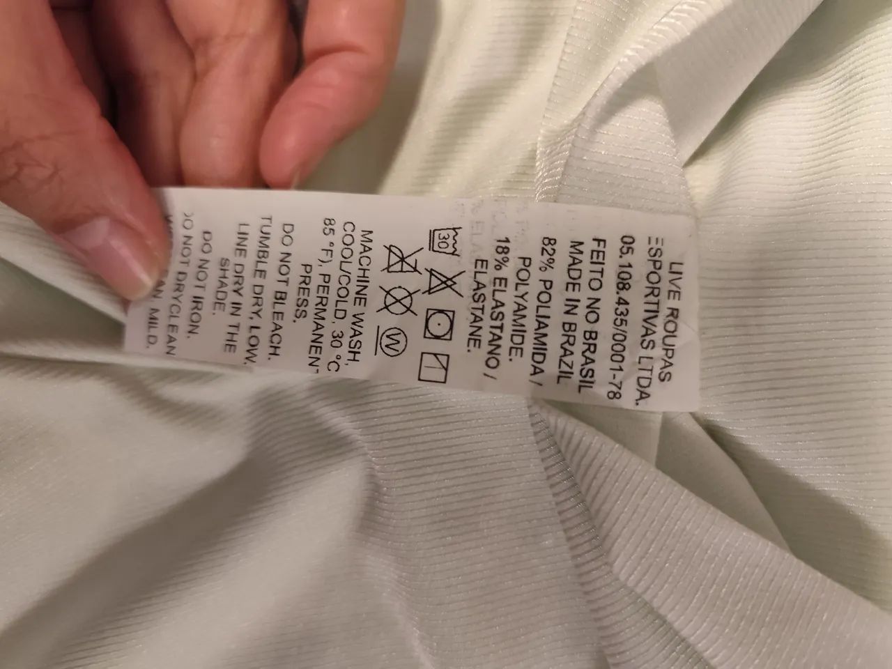 Calça live branca Tam p com etiqueta  - Foto 5