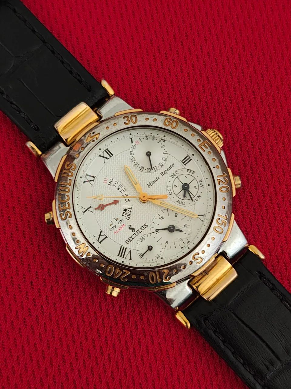 Relogio Séculos Minute repeater Banhado ouro Anos 90 - Foto 2