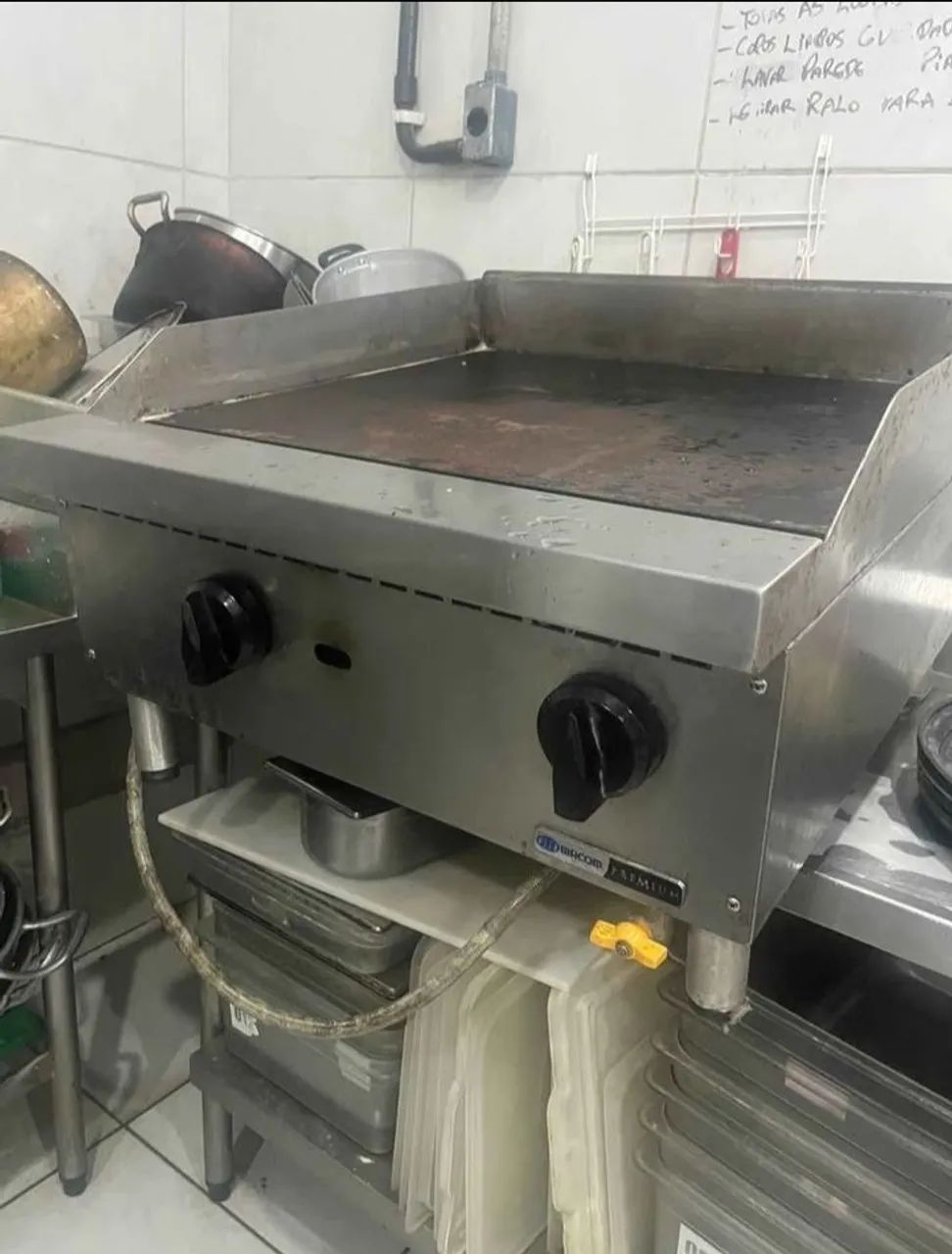 Chapa a gás Macon industrial