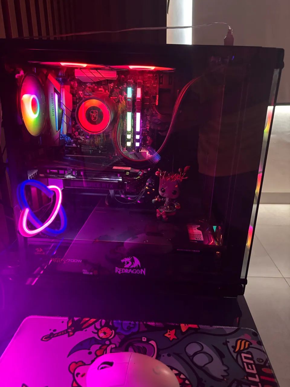  PC GAMER SETUP COMPLETO RGB RODA TUDO - Foto 3