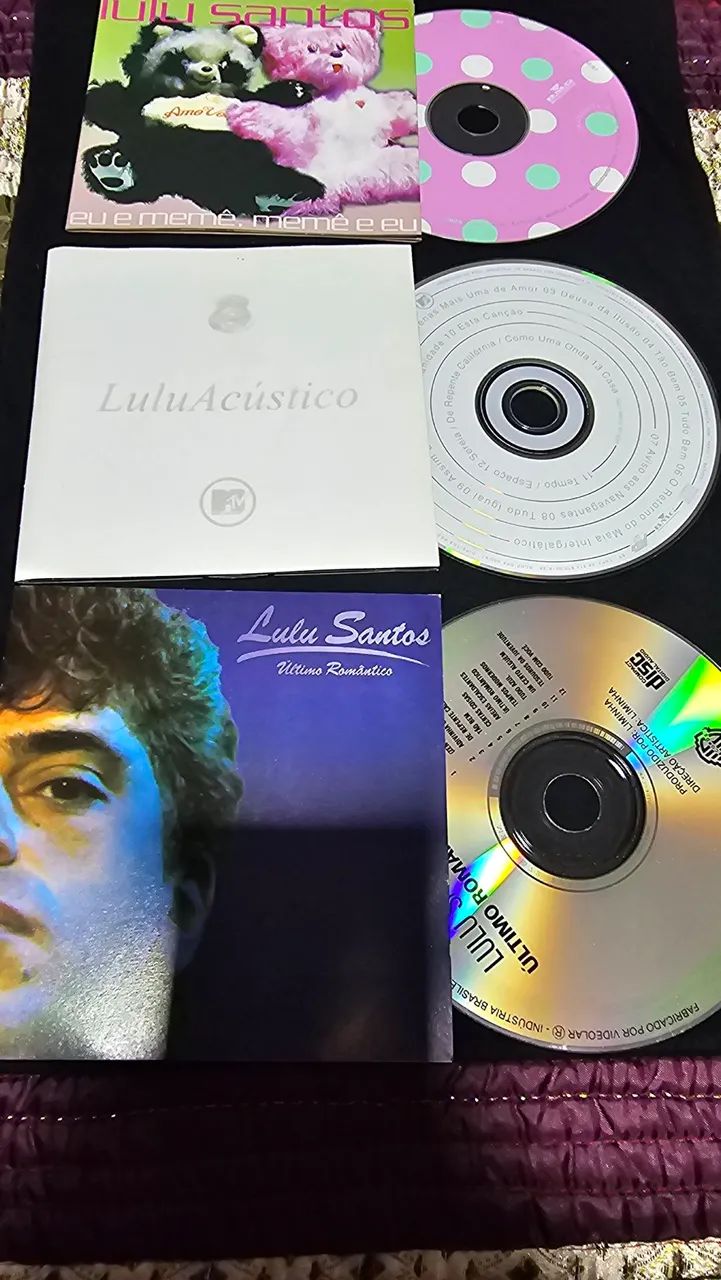 CDs LULU SANTOS -Combo 3 álbuns