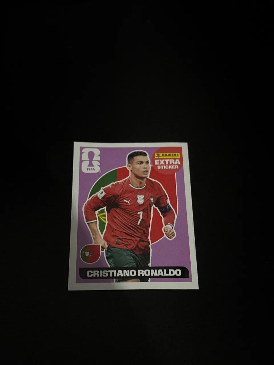 Figurinha Cr7 bordo 
