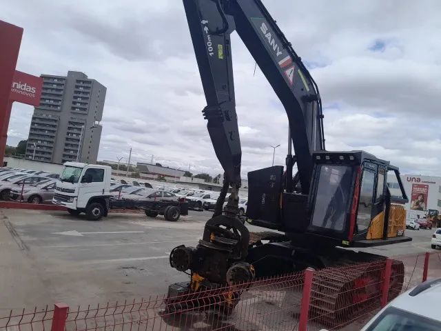 ESCAVADEIRA HARVESTER ESTEIRA SANY SY215F 21T 21/21 HORÍMETRO 14.714 - Foto 10