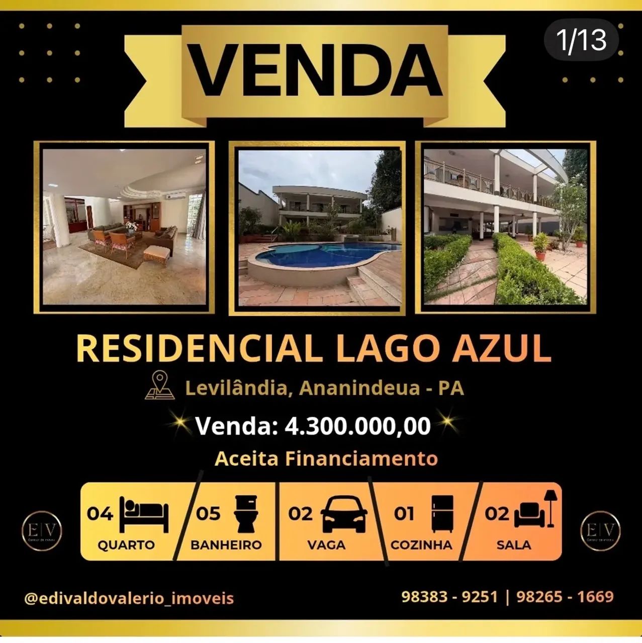 Vendo casa no lago azul 