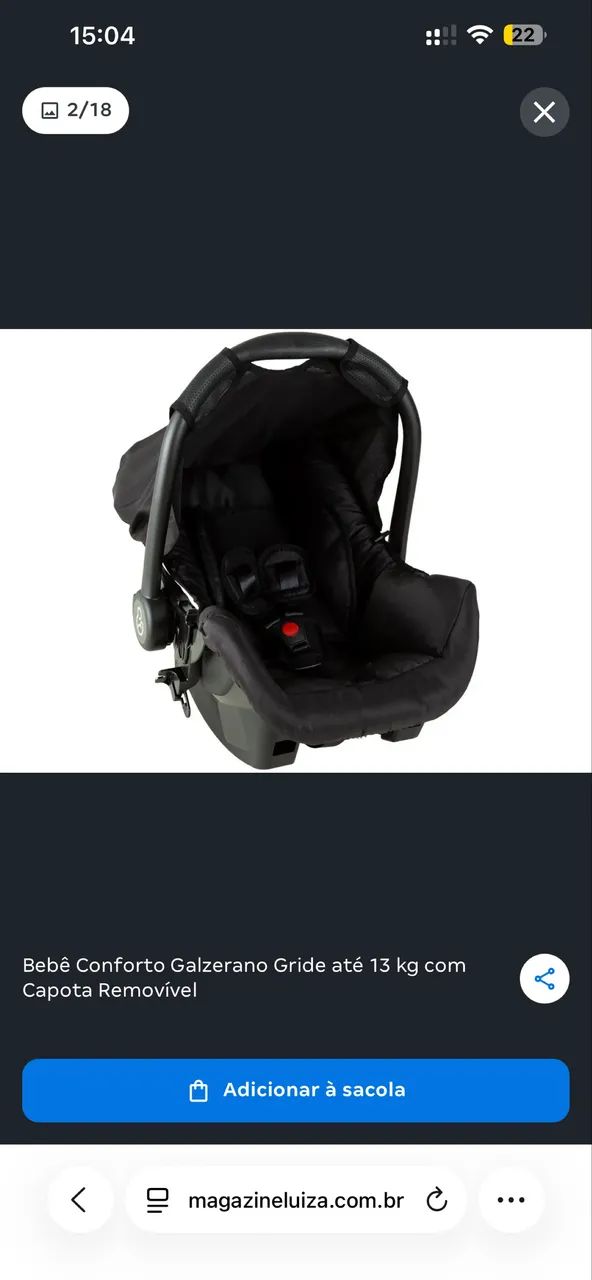 Bebê conforto Burigotto 