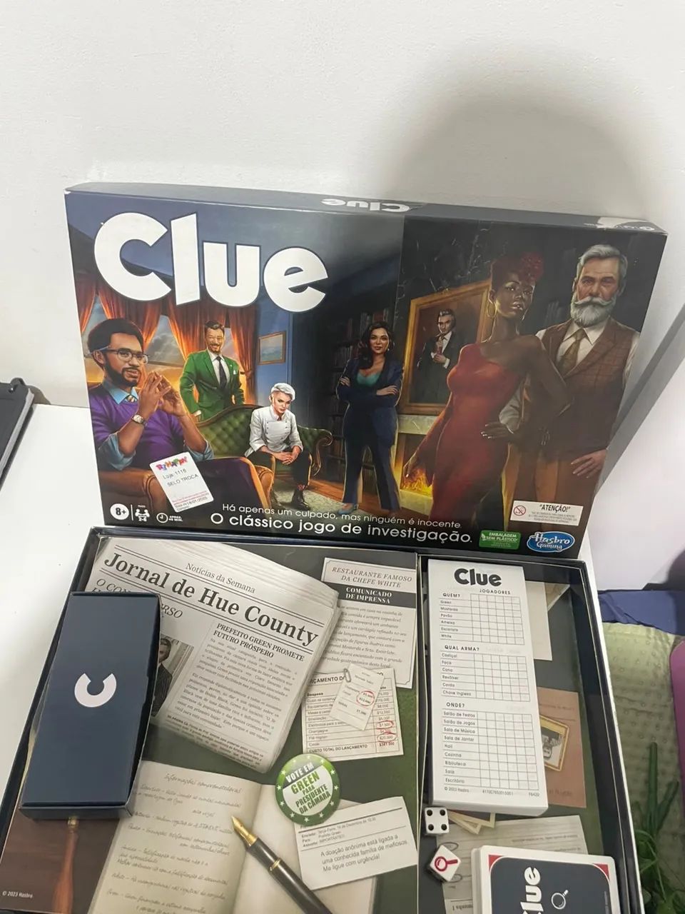 Jogo de tabuleiro CLUE