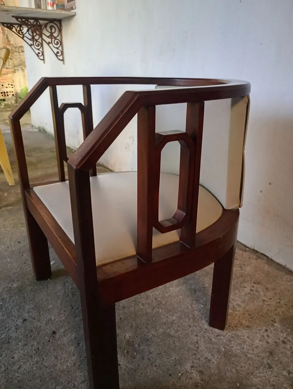 Cadeira de decoração maciça 