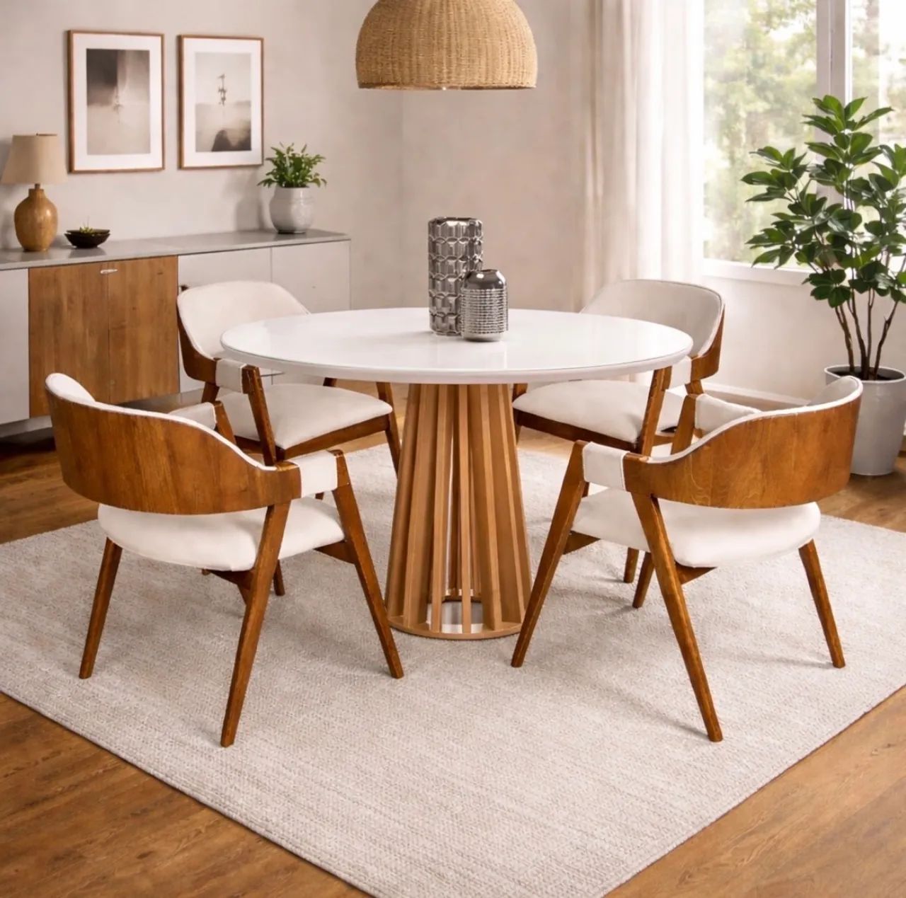 Conjunto de Jantar Madi 4 Lugares