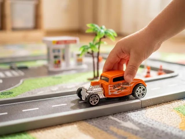 Carrinho de Brinquedo Hot Rod Early Times 1:64 - Alloy Car - Foto 4