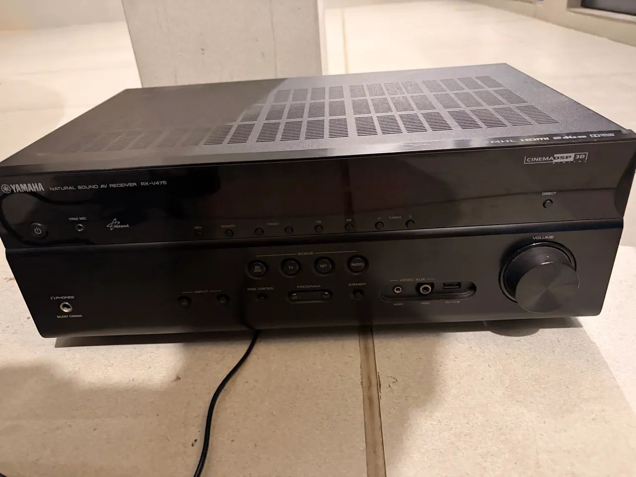 Receiver yamaha rx-v475 defeito
