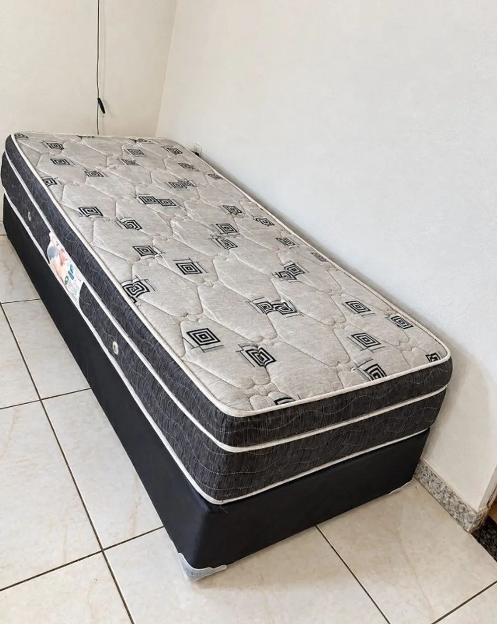 Cama de solteiro com colchão de molas Pocket Ortobom  - Foto 3