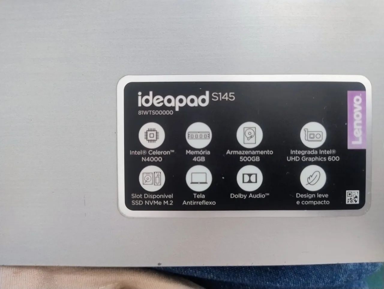 Notebook ideapad S145 lenovo - Foto 2