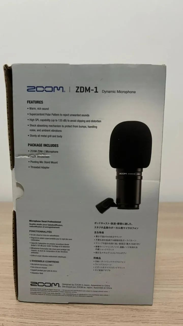 Zoom ZDM-1 - Microfone Dinâmico - em EXCELENTE ESTADO - Foto 6