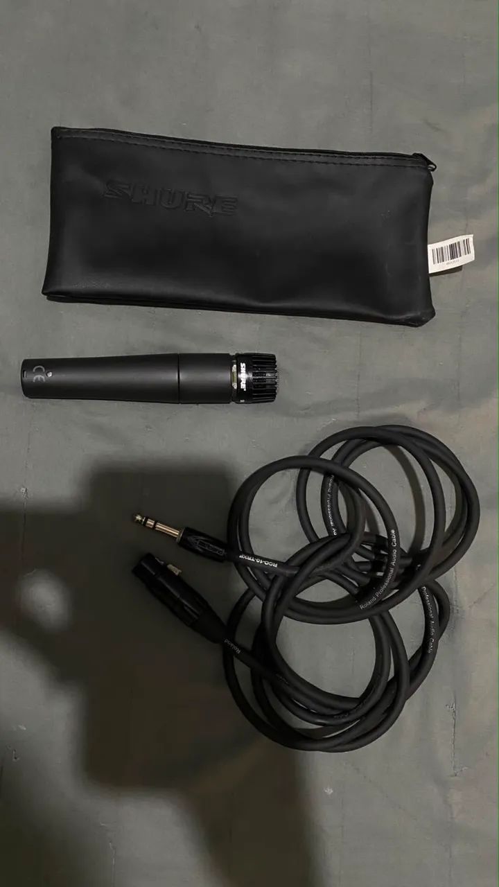 Microfone Dinâmico Shure Sm57