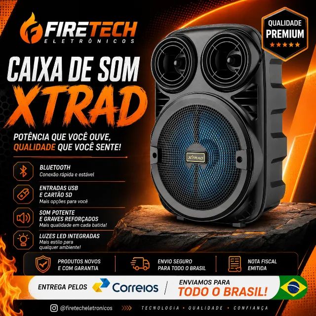 Caixa de Som Xtrad XDG-64