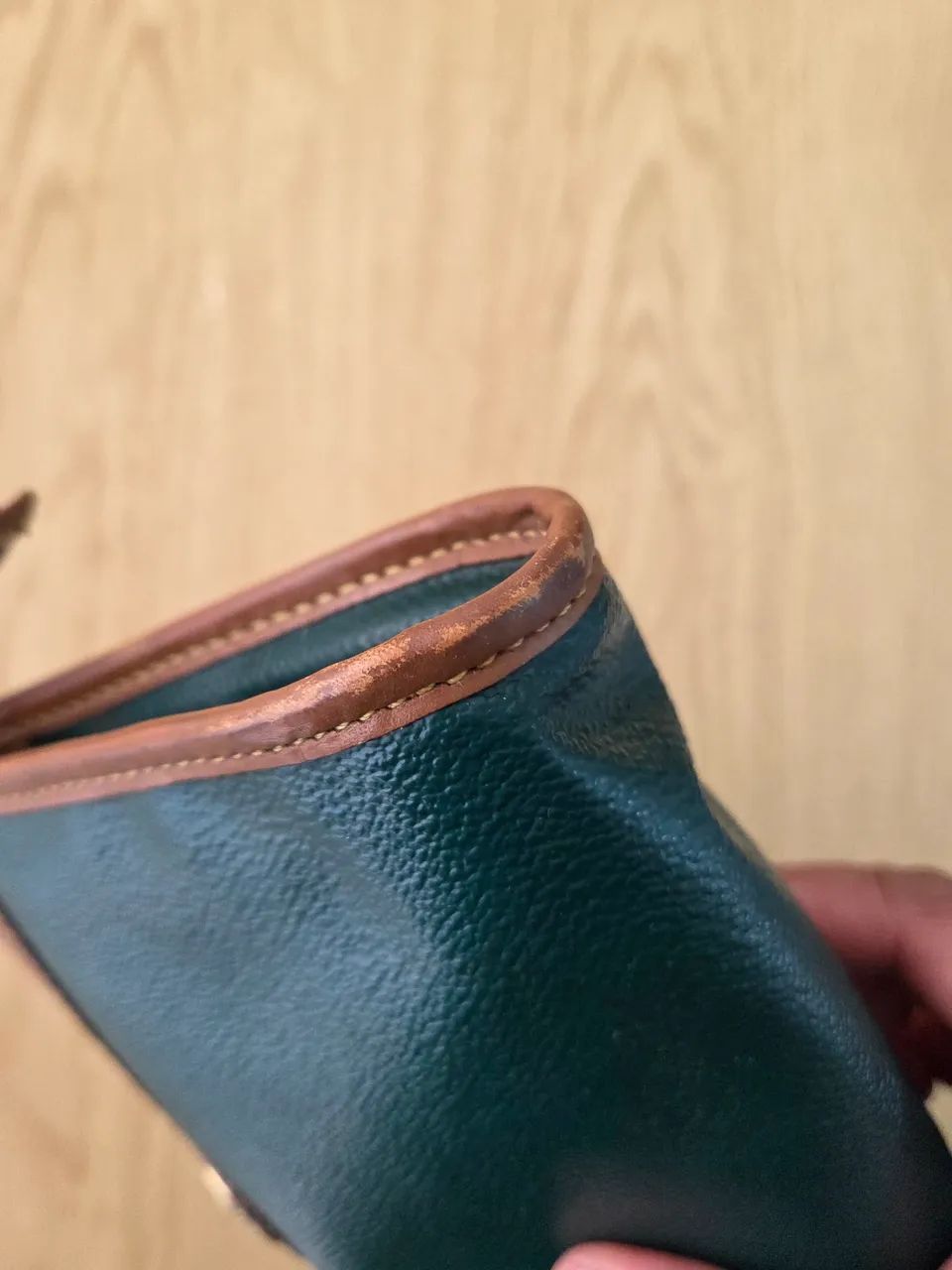 necessaire victor hugo vintage couro - Foto 3