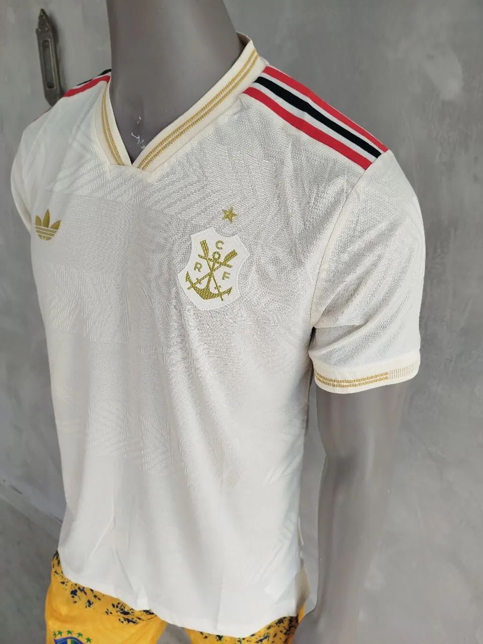 Camisa Flamengo bege jogador  - Foto 5