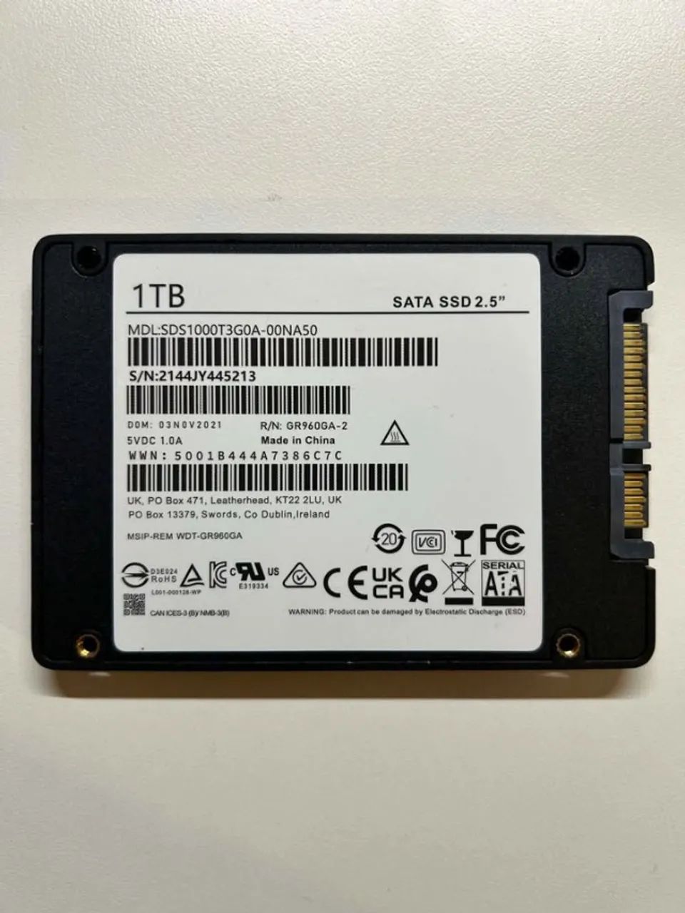 SSD SATA 1TB Goldefir