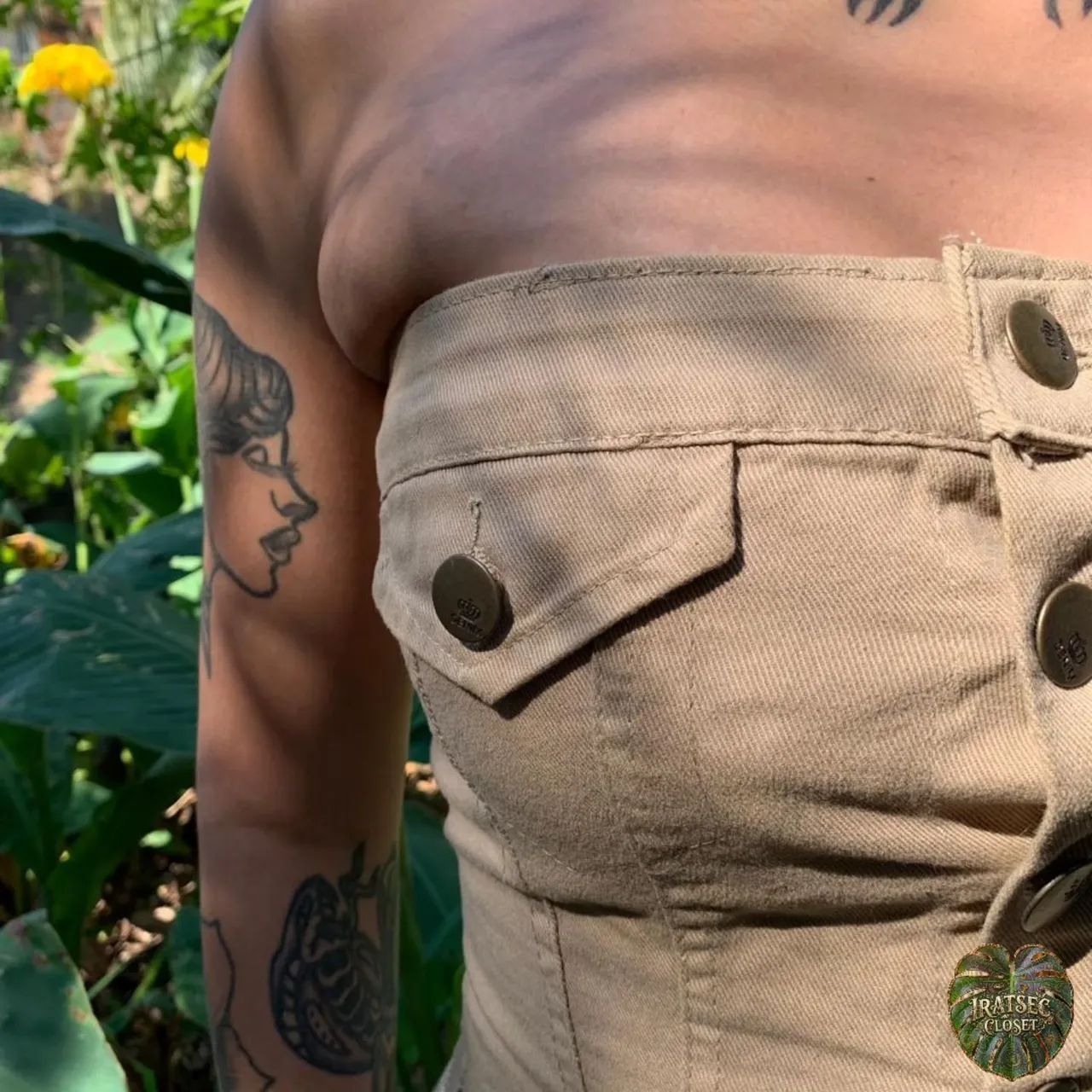 Corset Cargo em Sarja - Foto 4