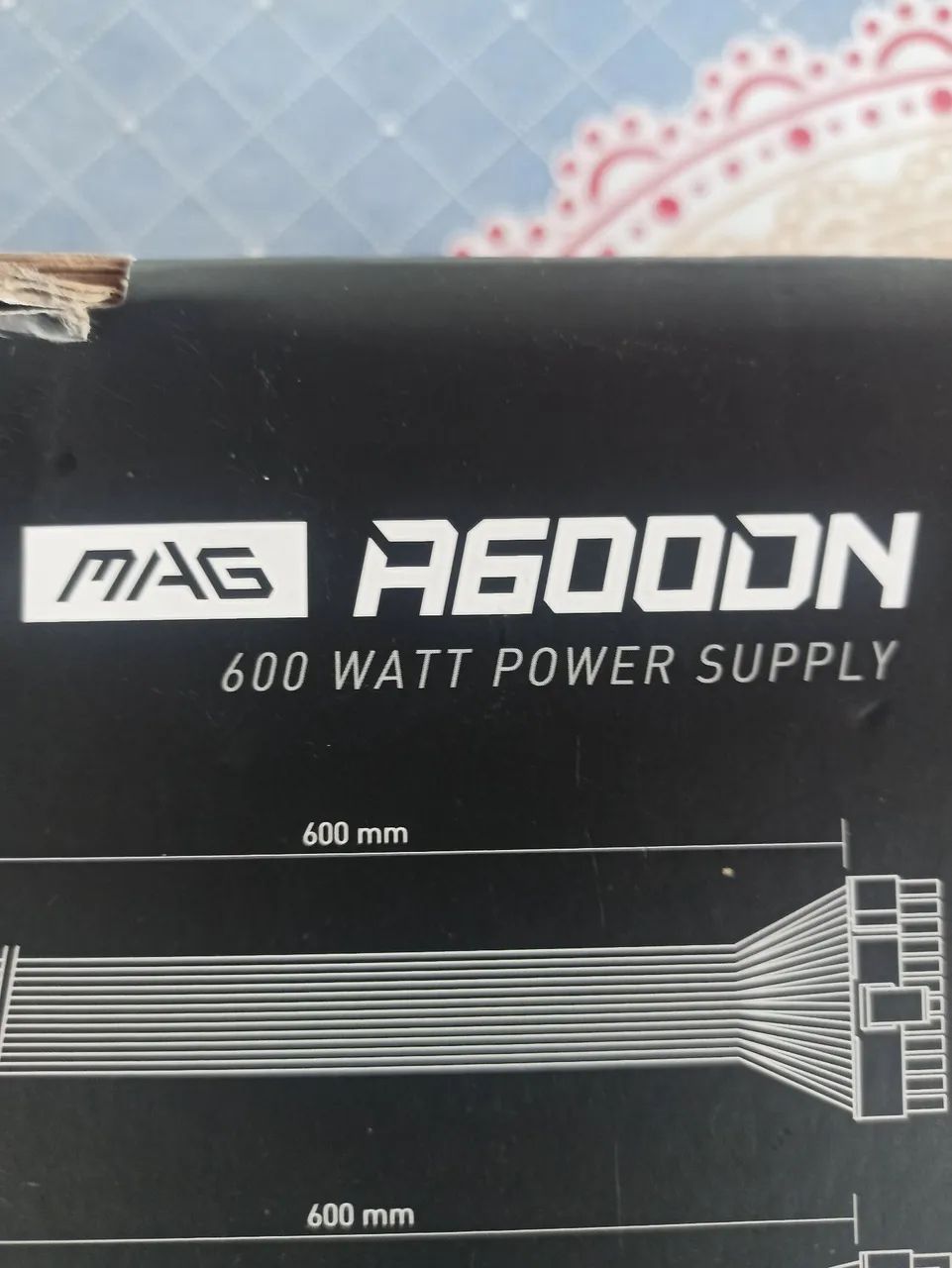 Fonte real msi 600w 80plus - Foto 4