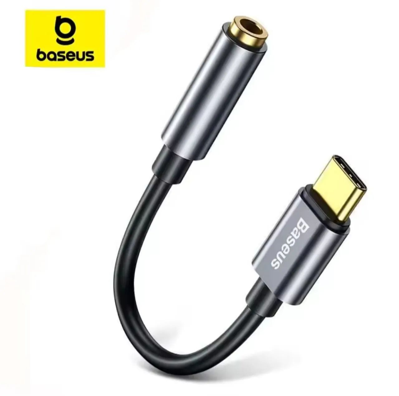 Adaptador Tipo-C para P2 (3.5mm) Áudio Baseus L54 - Foto 2