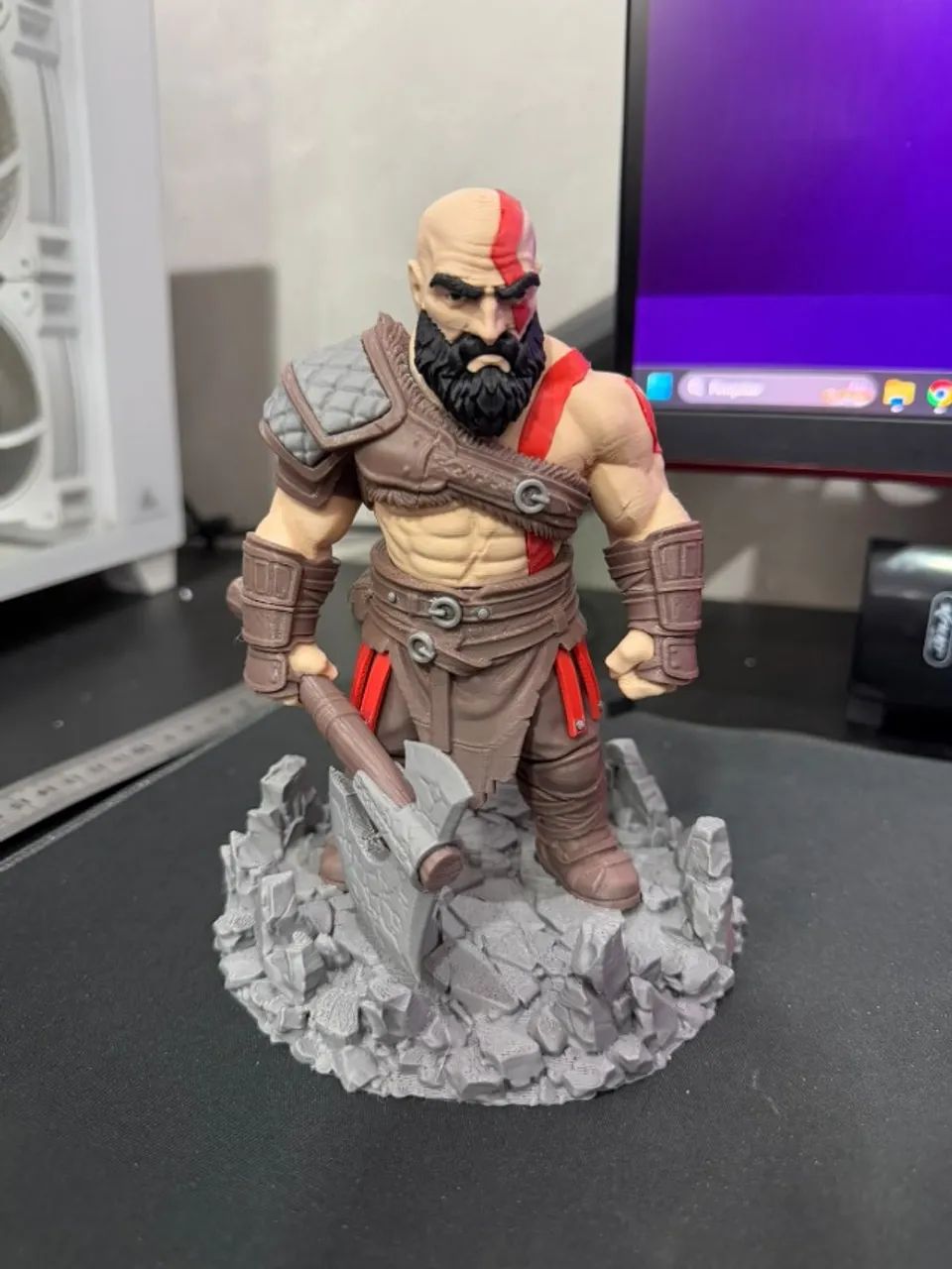 Action Figure Kratos 3D 16cm