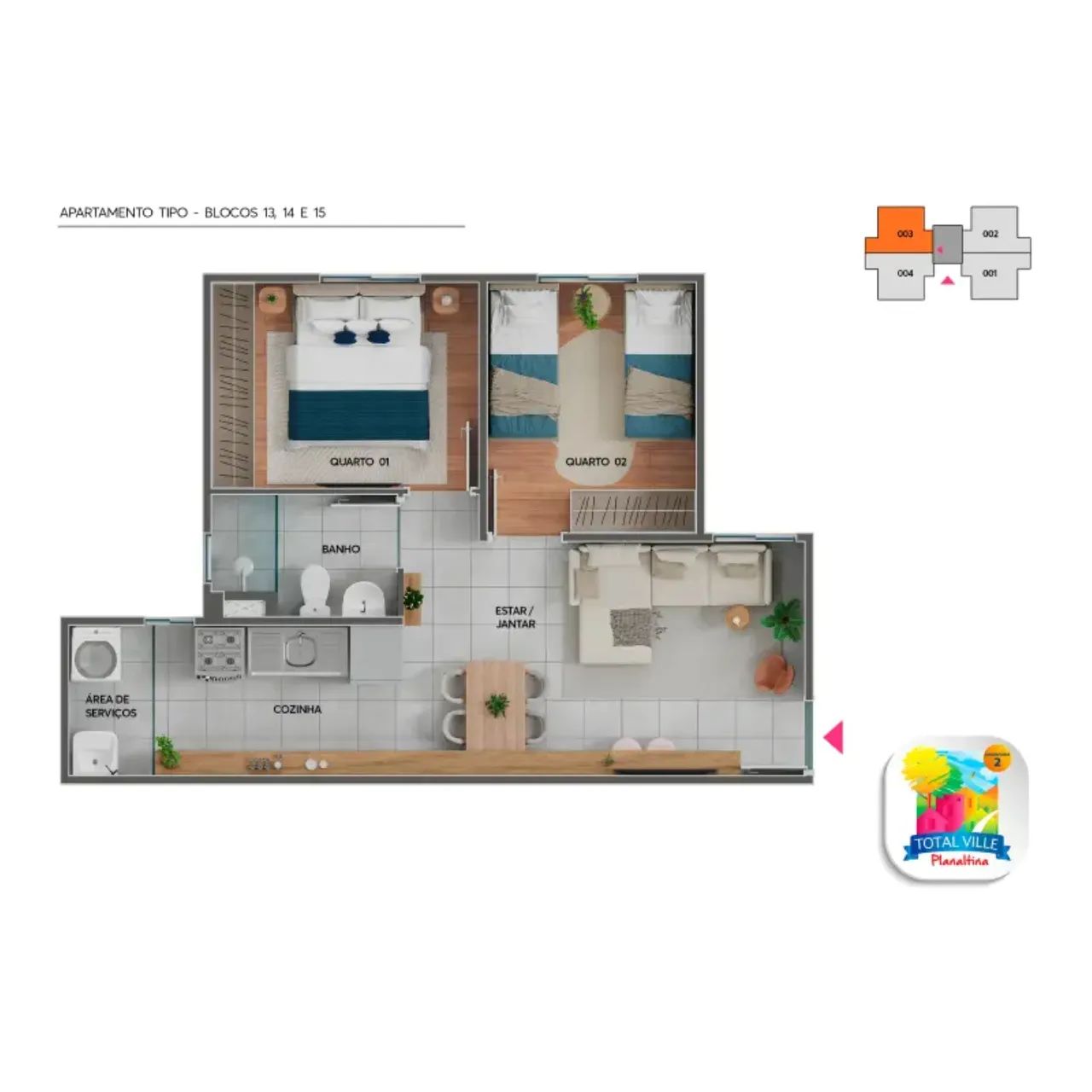 TOTAL VILLE PLANALTINA CONDOMINIO 2 - Foto 12