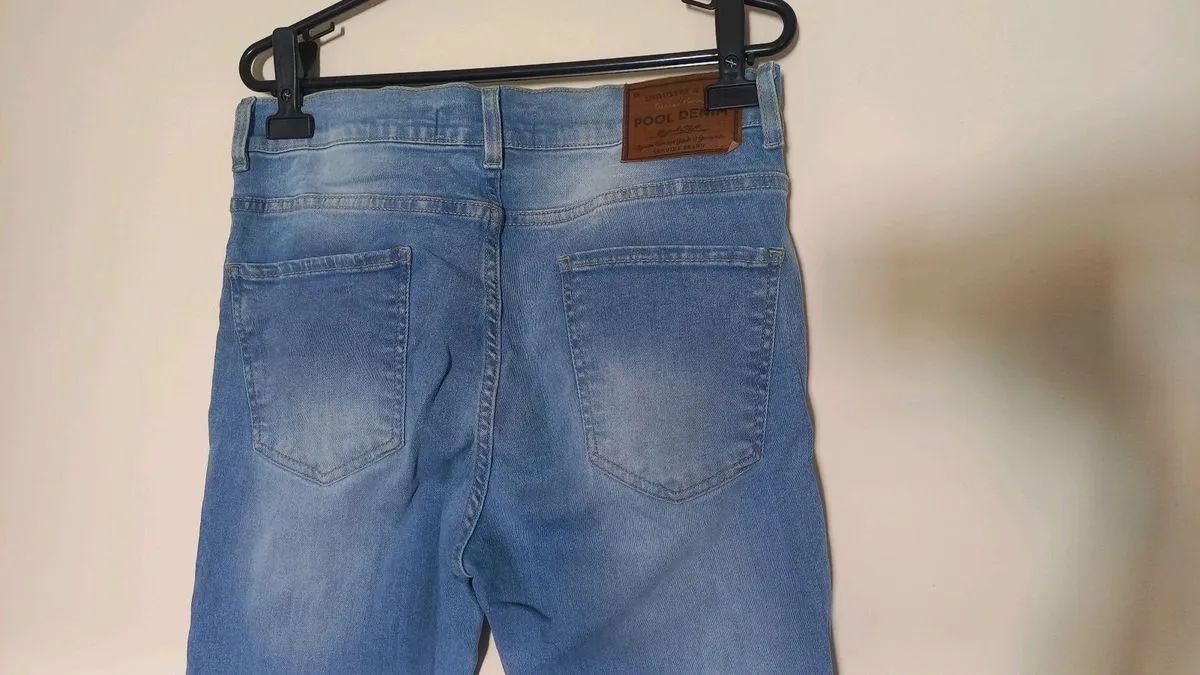 calça jeans masculina skinny - Foto 4