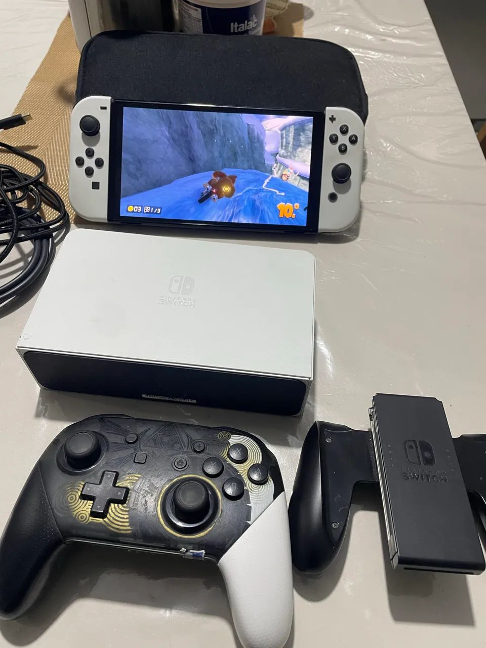 Nintendo Switch Oled zerado - Foto 3