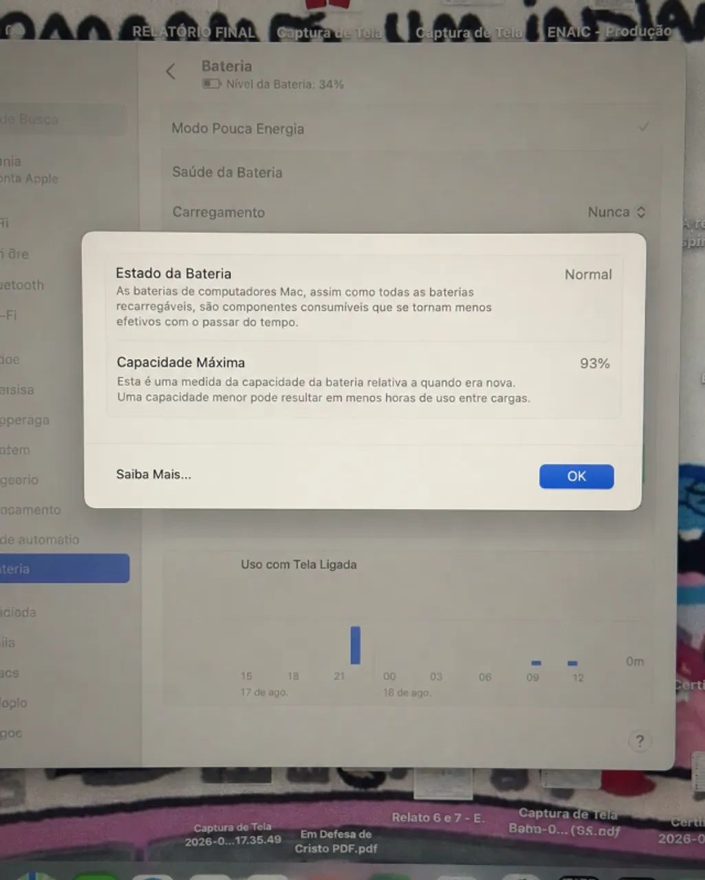 Macbook m1 com defeito na tela - Foto 5
