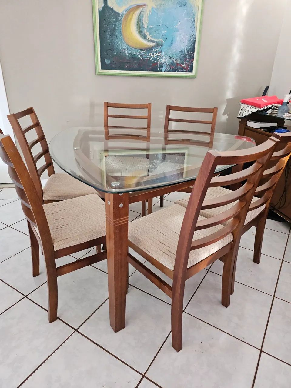 Conjunto de mesa, balcão e cadeiras - Foto 3