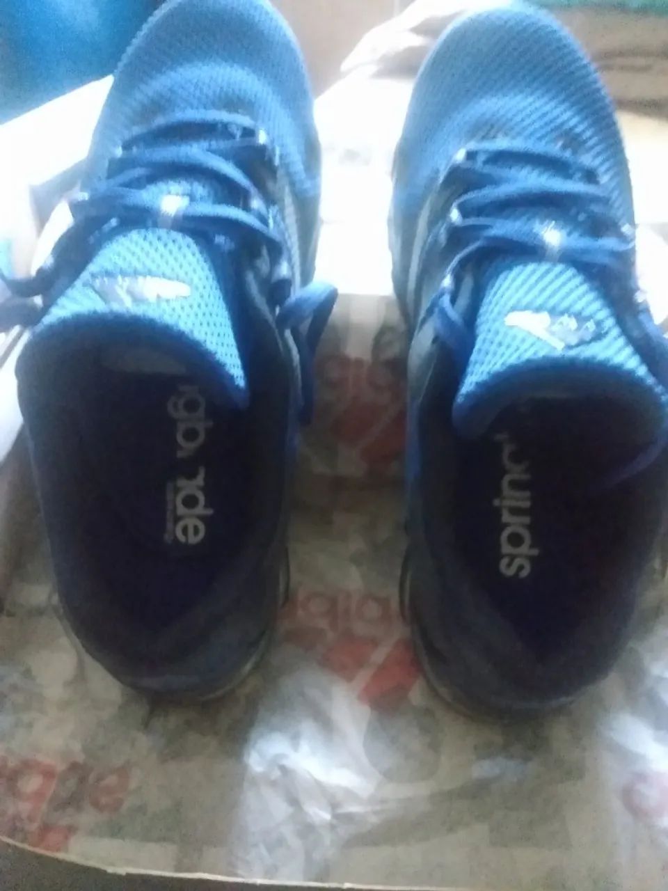 Tênis Adidas Springblade Azul - Foto 4