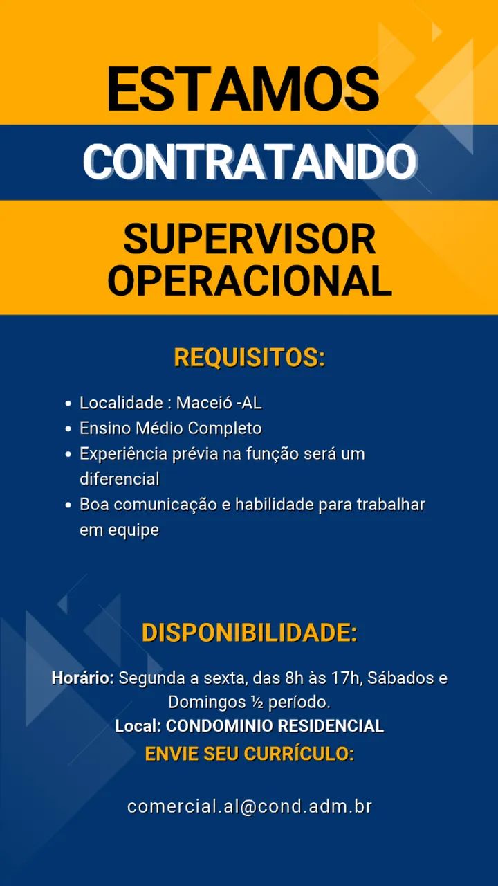 Supervisor Operacional