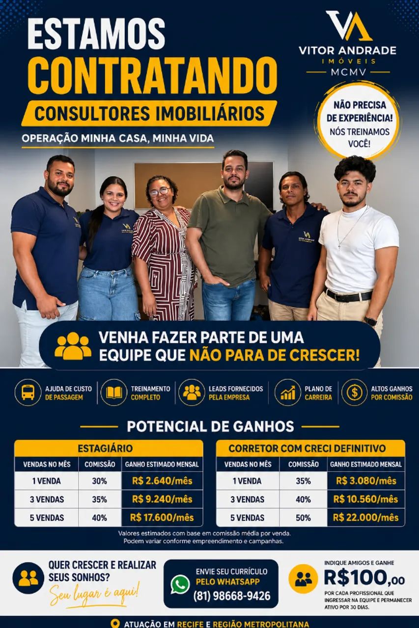 CONSULTOR IMOBILIÁRIO - MCMV