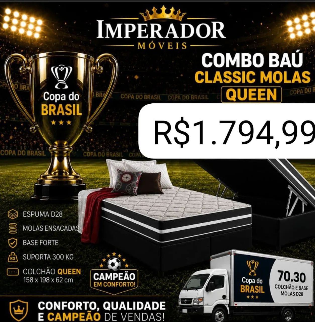 COMBOS DE BASE + COLCHÕES - Foto 4