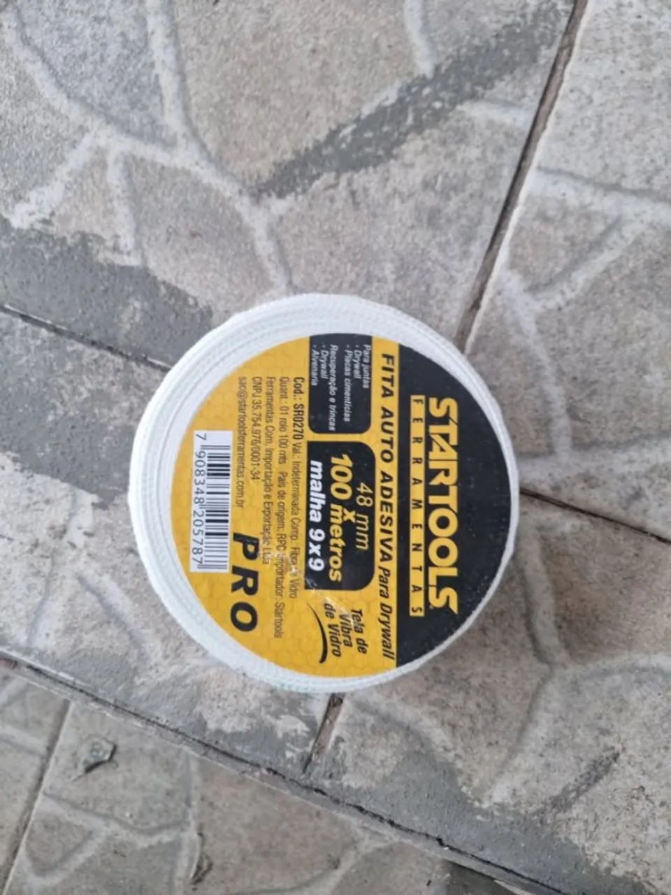 Fita fibra de vidro drywall 48mm 100m (nova) - Foto 2