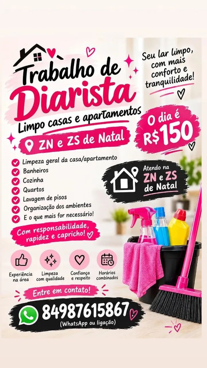 Diarista em natal 