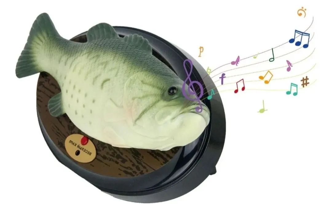 peixe cantor big mouth billy bass motion (25 dias para ficar pronto)sensor - Foto 3