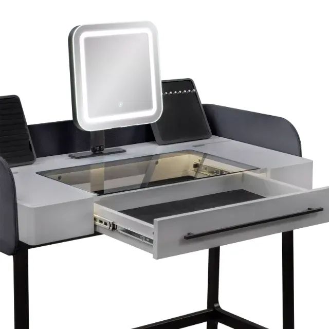 Penteadeira Flexform Luce Dark/DK com Espelho LED - Seminova - Foto 4