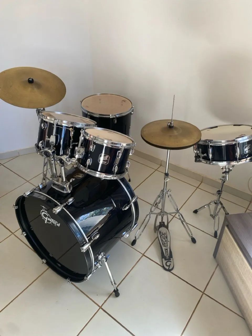 Bateria Gretsch Preta 20 - Foto 5