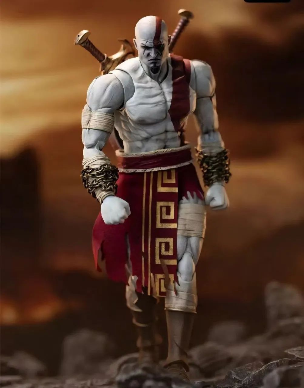 Kratos God Of War Sigma Studios 1/12 novo - Foto 3