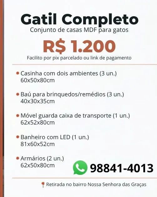 Conjunto de casas para gato  - Foto 4