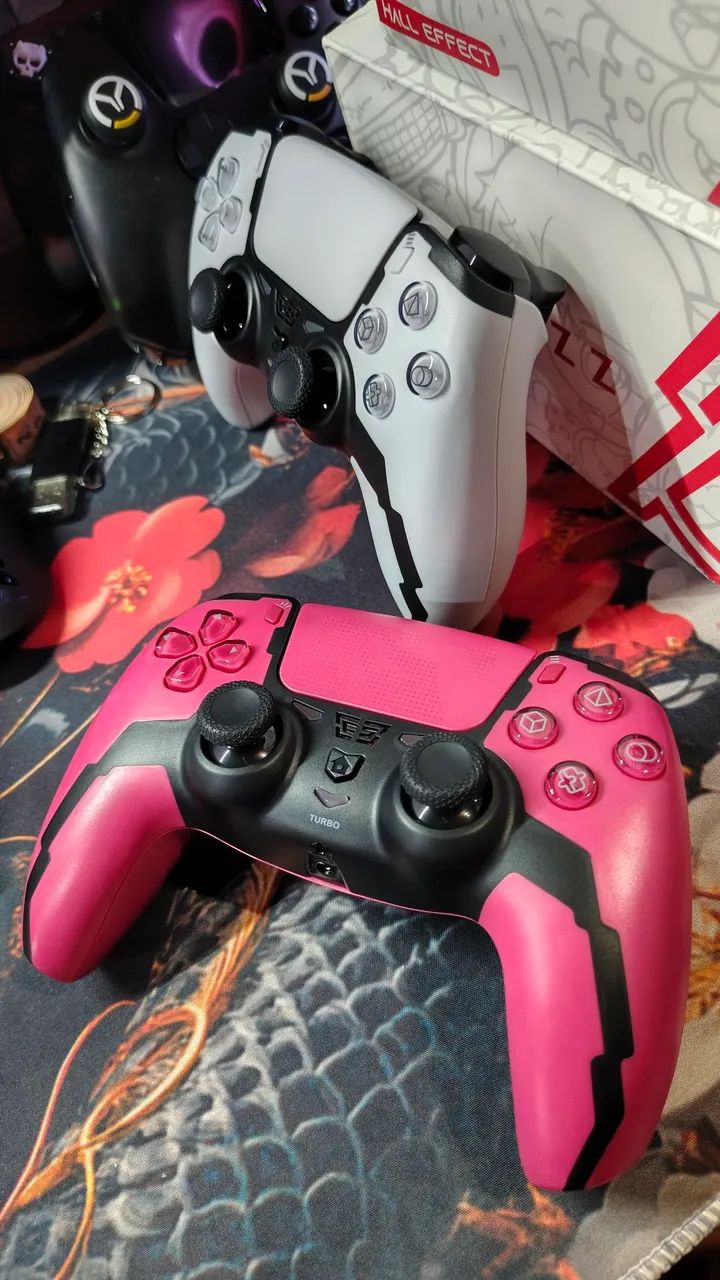 Controle Novo compatível com PS4 e PC com Hall Effect 