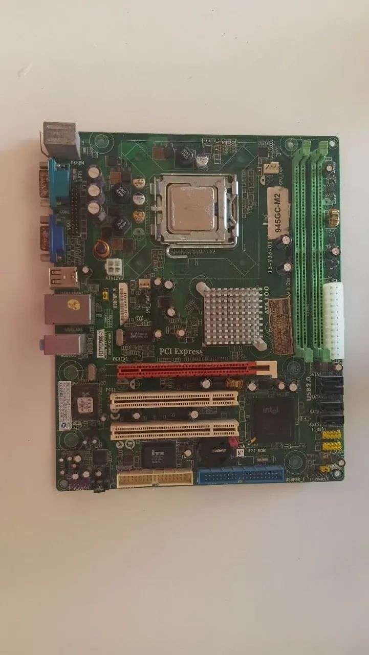 Placa Mãe 945GC-M2 + Processador Intel Pentium