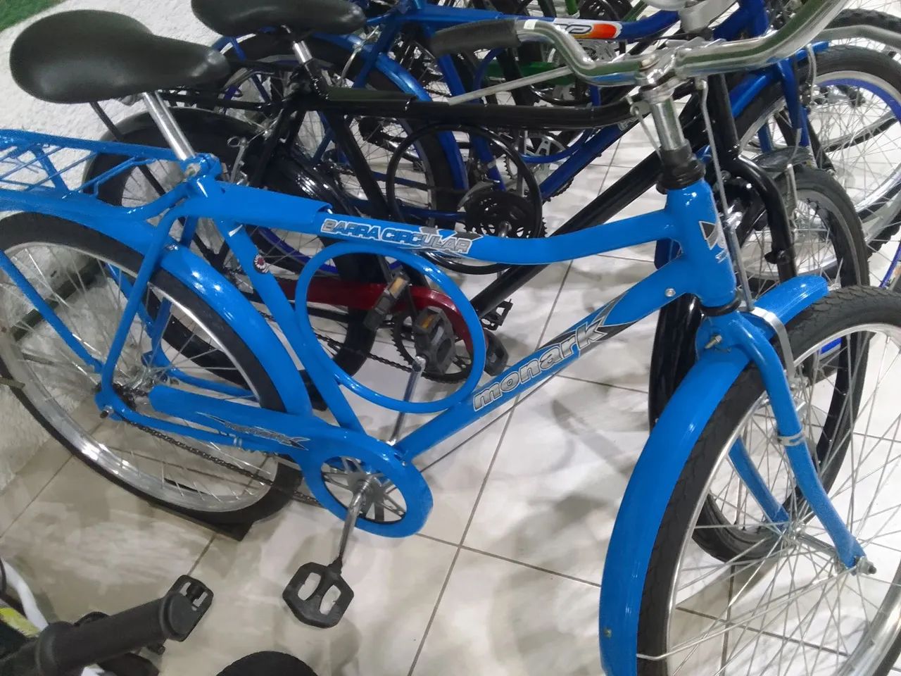 Bicicleta monark barra circular 