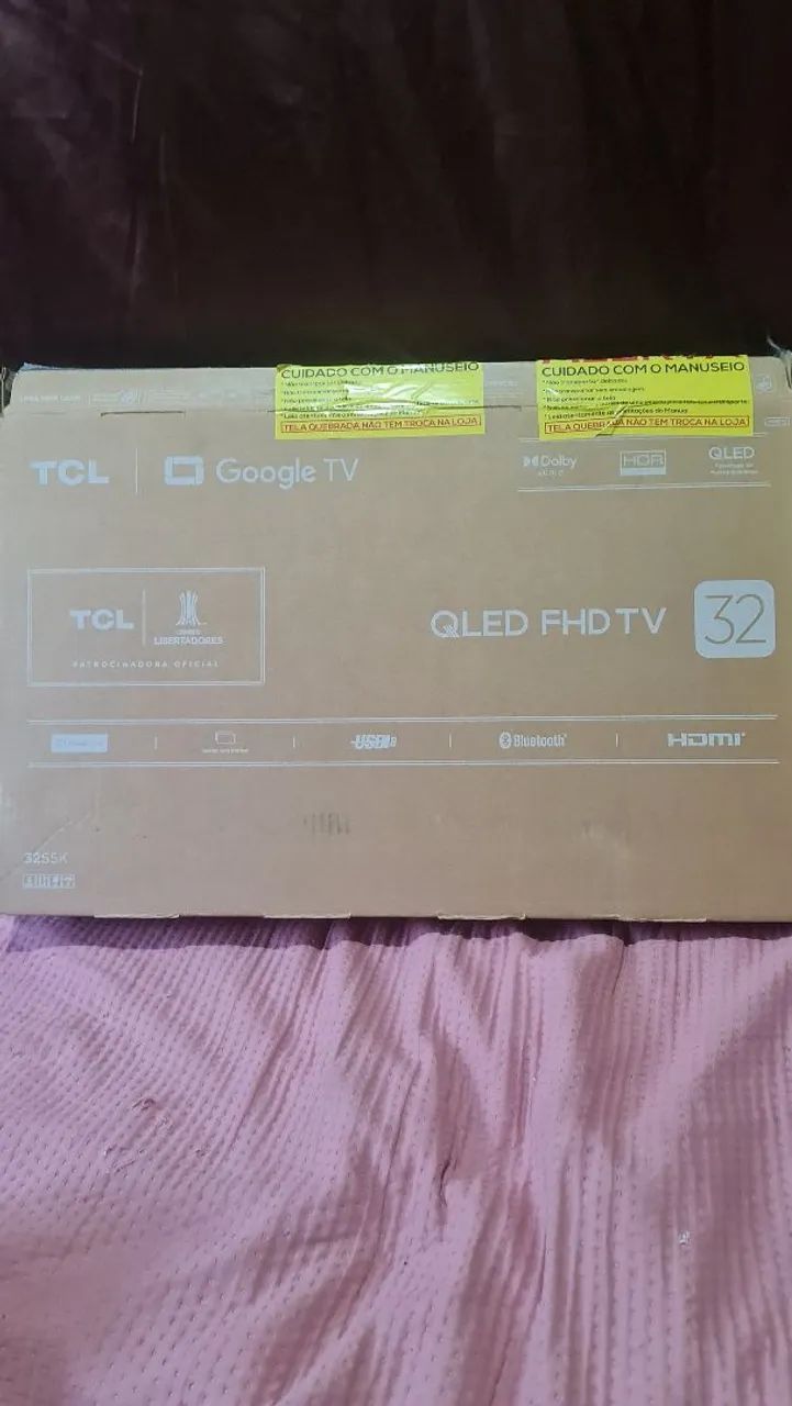 TV TCL QLED FULL HD 32 polegadas. 3 meses de uso. Ainda não garantia de fábrica  - Foto 2